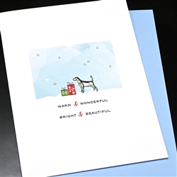 Christmas "Warm & Wonderful "  HD229 Greeting Card