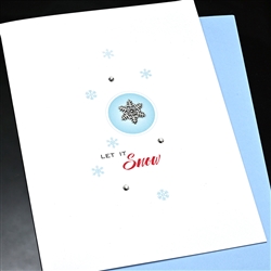 Christmas " Let It Snow "  HD232 Greeting Card