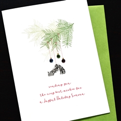 Holiday " RCA, Nipper "  HD241 Greeting Card