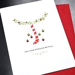 Christmas " Christmas Stocking "  HD88 Greeting Card