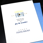 Hanukkah " Joy & Wonder "  HK10 Greeting Card