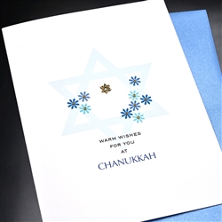 Hanukkah " Warm Wishes "  HK12 Greeting Card