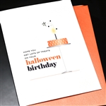 Halloween " Birthday "  HW71 Greeting Card