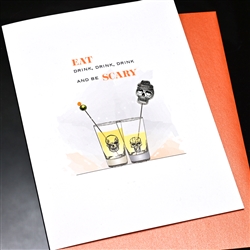Halloween " Scary "  HW73 Greeting Card