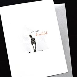 Halloween " Skeleton "  HW76 Greeting Card