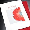 Love  " Red Poppy "  LV11 Greeting Card