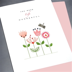 Love  " Wonderful Life "  LV132 Greeting Card