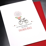 Love  " Favorite Place "  LV143 Greeting Card