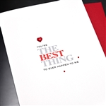 Love  " Best Thing "  LV151 Greeting Card