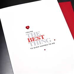 Love  " Best Thing "  LV151 Greeting Card