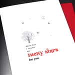 Love  " Lucky Stars "  LV153 Greeting Card