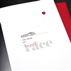Love  " Heart Race "  LV155 Greeting Card