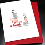 Love  " A Book "  LV173 Greeting Card