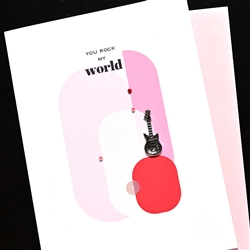 Love  " Rock My World "  LV1801Greeting Card
