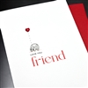 Love / Friendship  " Elephant "  LVF16 Greeting Card