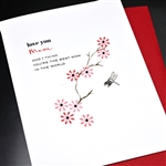 Mother's Day  " Love You Mom "  MD185 Greeting Card