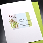 Mother's Day  "  Thank You, Mom "  MD218 Greeting Card