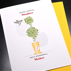 Mother's Day  " Special Daughter "  MD223 Greeting Card