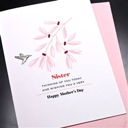 Mother's Day  "  Sister "  MD225 Greeting Card