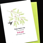 Mother's Day  "  Amazing Friend "  MD229 Greeting Card