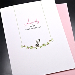 Mother's Day  " Lucky Daughter "  MD231 Greeting Card