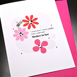 Mother's Day  " Mother In Law "  MD236 Greeting Card