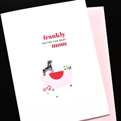 Mother's Day  " Best Mom "  MD245 Greeting Card