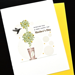 Mother's Day  " 1st Mother's Day "  MD255 Greeting Card