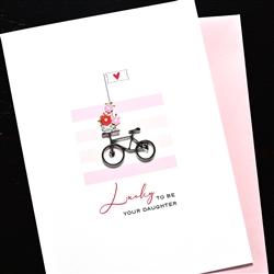 Mother's Day  " Lucky Daughter "  MD272 Greeting Card