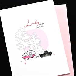 Mother's Day  " Lucky Son "  MD273 Greeting Card