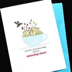Mother's Day  " Amazing Sister "  MD279 Greeting Card