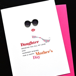 Mother's Day  " Daughter "  MD282 Greeting Card