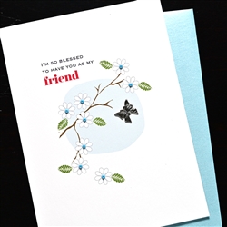 Mother's Day  " Friend "  MD284 Greeting Card