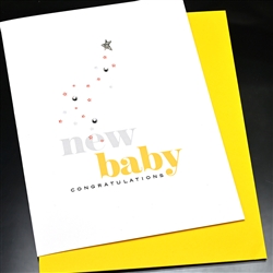 New Baby " Star "  NB71 Greeting Card