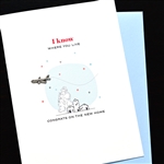 New Home  " I Know "  NH35 Greeting Card