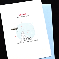 New Home  " I Know "  NH35 Greeting Card