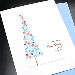 New Year  " Tree "  NY27 Greeting Card