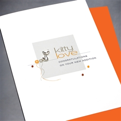 Pet  " Kitty Love "  PET/NB06 Greeting Card