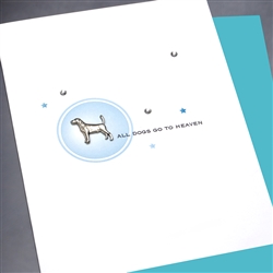 Pet  " Go To Heaven "  PET/SY08 Greeting Card