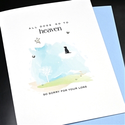 Pet  " Dogs To Heaven "  PET/SY26  Greeting Card