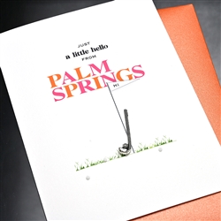 Palm Springs   " Golf Club "  PS11 Greeting Card