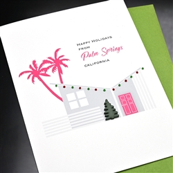 Palm Springs/Holiday   " Tree "  PSHD09 Greeting Card