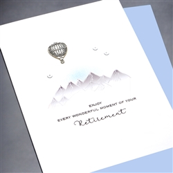 Retirement  " Hot Air Balloon "  RT10 Greeting Card