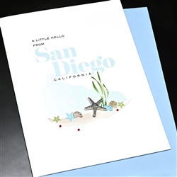 San Diego  " Starfish "  SD36 Greeting Card