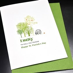 St, Patricks Day  " Elephant"  SP28 Greeting Card