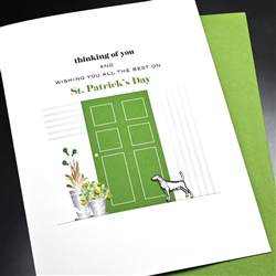 St, Patricks Day  " Thinking Of You"  SP31 Greeting Card