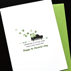 St, Patricks Day  " Pickup Truck"  SP34 Greeting Card