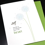 Sympathy  " Hummingbird   "  SY71 Greeting Card