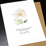 Sympathy  " Warm Thoughts "  SY76 Greeting Card