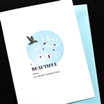Sympathy  " Beautiful Soul  "  SY85 Greeting Card